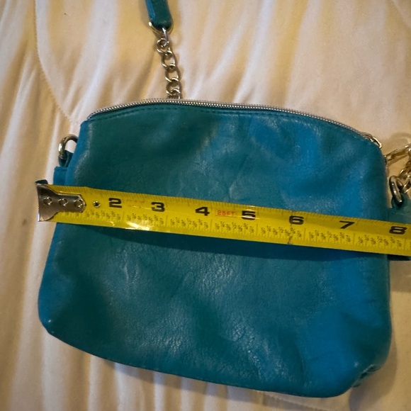 Stylish  turquoise Blue Crossbody Bag - Picture 2 of 4